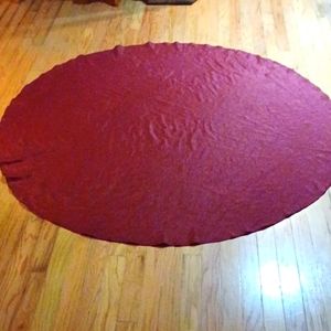 Red Burgundy Round Table Cloth 68x68